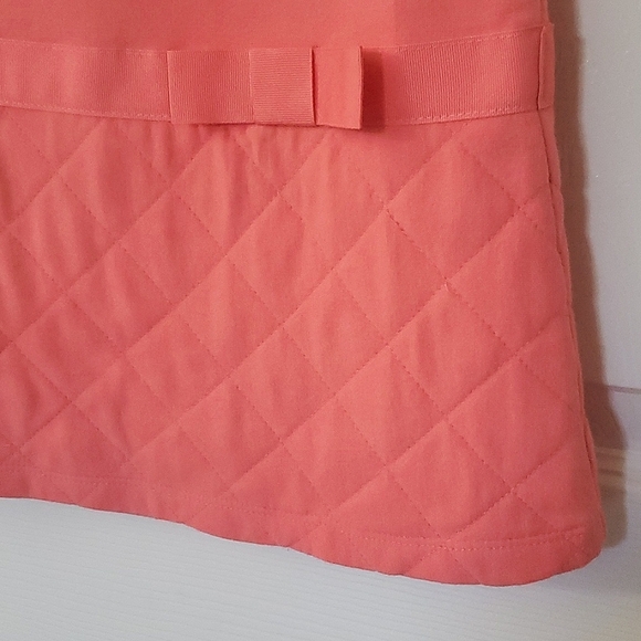 NWT Gymboree Peachish Short Sleeve Quilted Bottom Dress Little Girls Size 4 - Picture 6 of 8